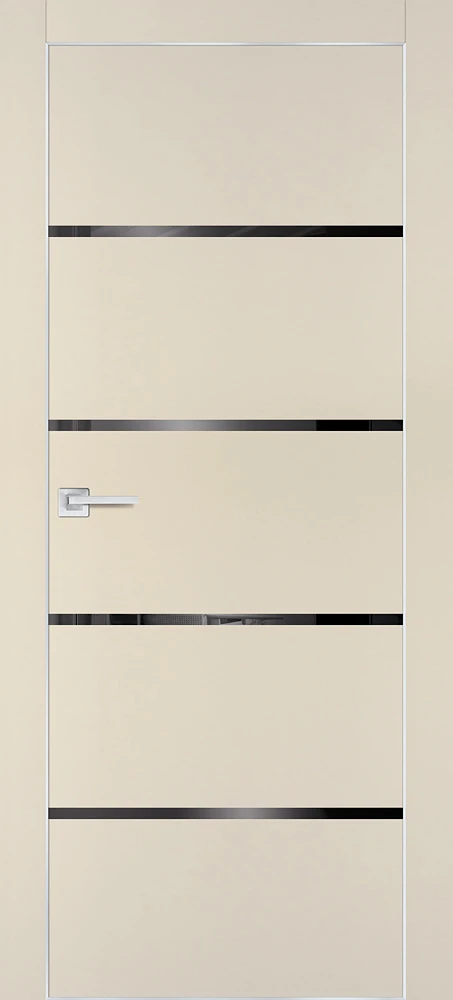 Фото Межкомнатная дверь PX-17  AL кромка с 4-х ст. Бежевый матовый