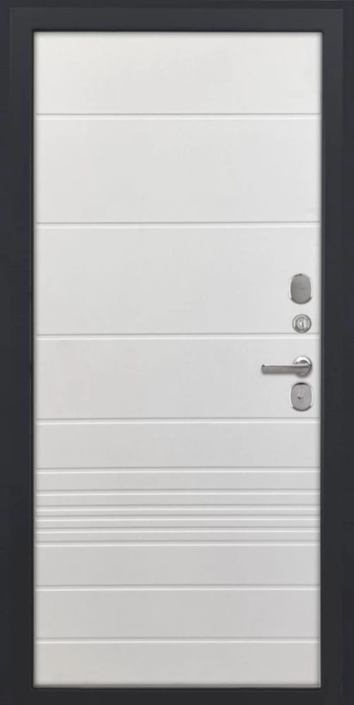 Входная дверь ДвериПРО Квадро ФЛ-700 (10мм, ясень белый) DPRO195462 внутренняя сторона