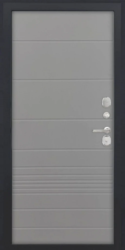 Входная дверь ДвериПРО Модель L-49 ФЛ-700 (10мм, ясень грей) DPRO198024 внутренняя сторона