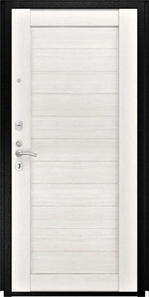 Входная дверь ДвериПРО Квадро СБ-3 листв. бел. (21 беленый дуб) DPRO198372 внутренняя сторона