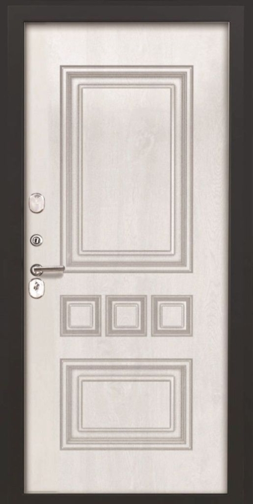 Входная дверь ДвериПРО Аура фл-608 винорит white DPRO195604 внутренняя сторона
